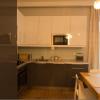 Wohnung Nr. 5 -  Küche, Waschbecken, komplett ausgestattet, Schränke, Kühlschr